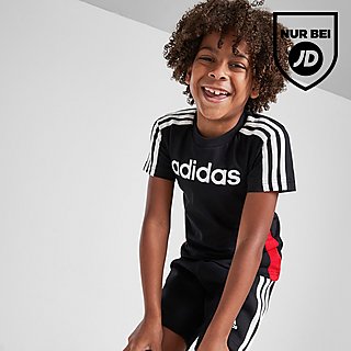 adidas Linear T-Shirt/Shorts Set Kleinkinder