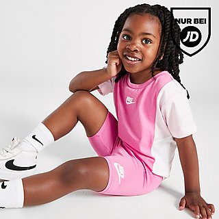 Nike Girls' Colour Block T-Shirt/Shorts Set Babys