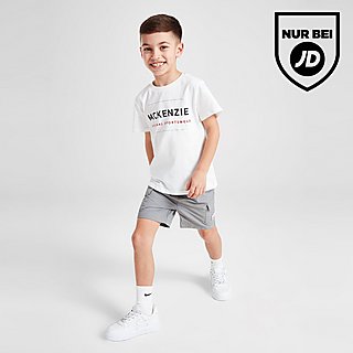 McKenzie Carbon Woven T-Shirt/Shorts Set Kleinkinder