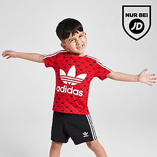 adidas Originals Mono All-Over-Print T-Shirt/Shorts Set Babys