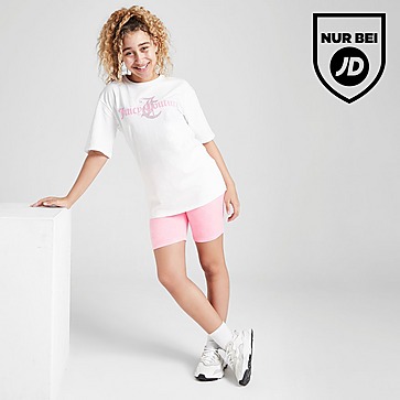 JUICY COUTURE Girls' Monogram T-Shirt/Shorts Set Kinder