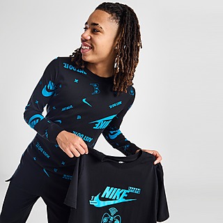 Nike All Over Print Long Sleeve T-Shirt Junior