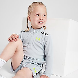 Under Armour Tape Oberteil mit Viertelreißverschluss/Shorts Set Babys