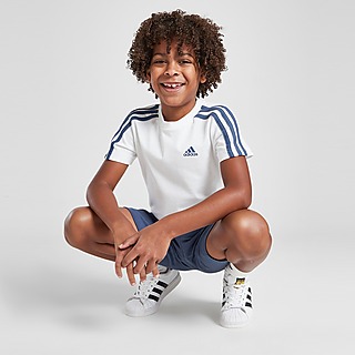 adidas Badge of Sport Logo T-Shirt/Shorts Set Kleinkinder
