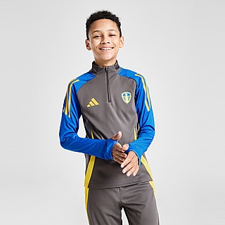 adidas Leeds United FC Trainingsoberteil mit Viertelreißverschluss Kinder