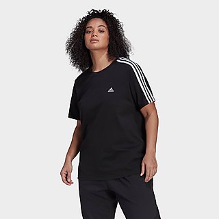 adidas Essentials Slim 3-Streifen T-Shirt – Große Größen