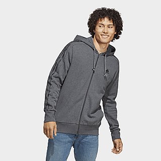 adidas Essentials French Terry 3-Streifen Kapuzenjacke