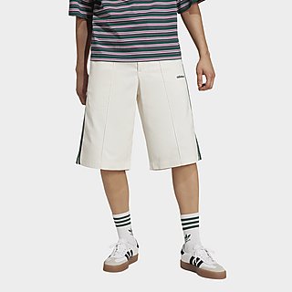 adidas '80s Loose Buttoned 3-Streifen 11-Inch Bermudashorts