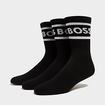 BOSS 3-Pack Rib Stripe Socken Herren