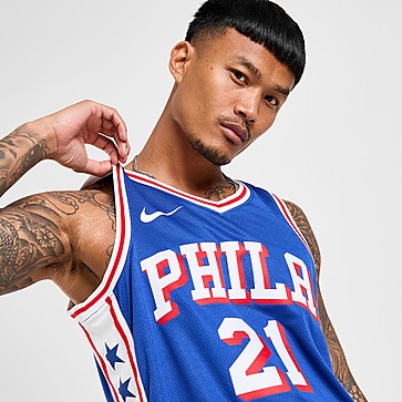 Nike NBA Philadelphia 76ers Embiid #21 Icon Trikot