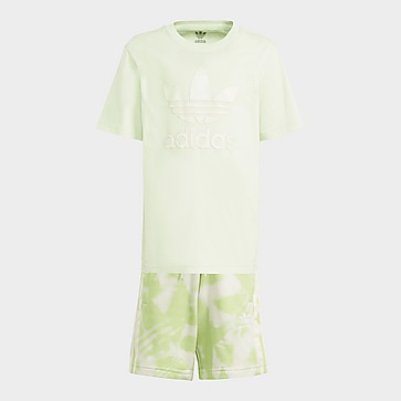 adidas Summer Allover Print Shorts und T-Shirt Set