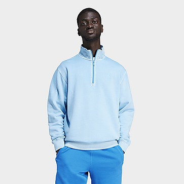 adidas Trefoil Essentials+ Dye Half Zip Sweatshirt