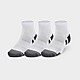 Weiss Under Armour Mid Socks UA Performance Cotton 3p Qtr