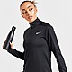 Schwarz Nike Running Pacer Dri-FIT Trainingsoberteil mit VIertelreißverschluss