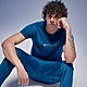 Blau Nike Athletic T-Shirt