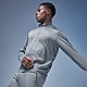Grau Nike Pacer Hybrid Trainingsshirt Herren