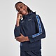 Blau Nike Repeat Logo Hoodie mit durchgehendem Reißverschluss Kinder