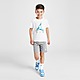 Weiss Jordan Air T-Shirt/Shorts Set Kleinkinder