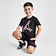 Schwarz Jordan Air T-Shirt/Shorts Set Kleinkinder