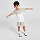 Braun/Weiss adidas Originals Colour Block T-Shirt/Shorts Set Babys