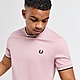 Rosa Fred Perry Twin Tipped Ringer Kurzarm T-Shirt