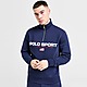Blau Polo Ralph Lauren Polo Sport Sweatshirt mit Halbreißverschluss