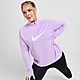 Lila Nike Plus Size Swoosh 1/4 Zip Top