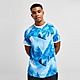 Blau adidas Originals Palm All Over Print T-Shirt