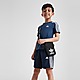 Blau adidas Poly Tech T-Shirt/Shorts Set Children