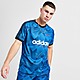 Blau adidas Originals Football T-Shirt