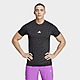 Schwarz/Grau adidas Gym+ Training Seamless T-Shirt