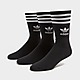 Schwarz/Weiss adidas Originals 3 Pack Solid Crew Socken Herren