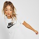 Weiss/Schwarz Nike Essential Futura T-Shirt Damen