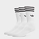 Weiss adidas Originals 3 Packungen Socken