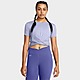 Blau Under Armour Short-Sleeves Motion Crossover Crop SS