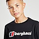 Schwarz Berghaus Logo T-Shirt Kinder