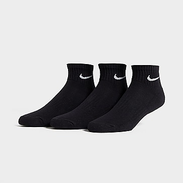 Nike 3 Pack Cushioned Quarter Socken Herren