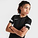 Schwarz/Weiss/Weiss/Weiss Nike Dri-FIT Academy Kurzarm-Fußballoberteil Kinder