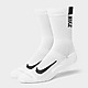 Weiss/Schwarz Nike 2-Pack Running Crew Socken Herren