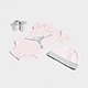 Rosa/Grau Jordan 3 Piece Jumpman Set Baby