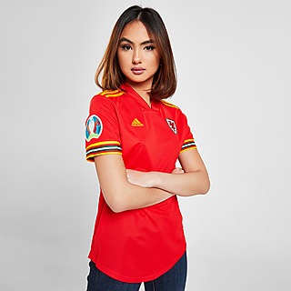 adidas Wales Euro 2020 Badged Home Shirt Damen