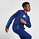 Blau/Weiss Nike Tape Poly Hooded Trainingsanzug Kinder