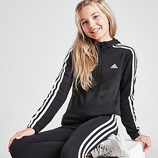 adidas Girls' Badge of Sport Full Zip Hoodie Junior