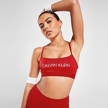 Calvin Klein Reflective Strappy Sports Bra Damen