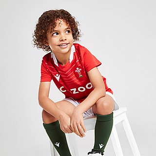 Macron Welsh Rugby Union 2021/22 Home Kit Kleinkinder