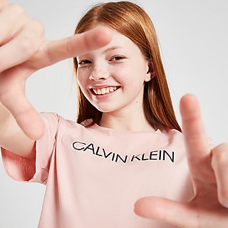 Calvin Klein Girls' Institutional Box T-Shirt Kinder