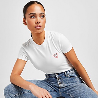 Guess Jeans Small Logo Slim T-Shirt Damen