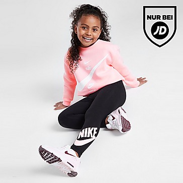 Nike Girls' Graphic Crew/Leggings Set Kleinkinder