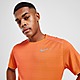 Orange Nike Dri-FIT Miler Kurzarm-Laufoberteil Herren