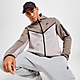 Grau/Schwarz Nike Tech Fleece Full Zip Hoodie Herren